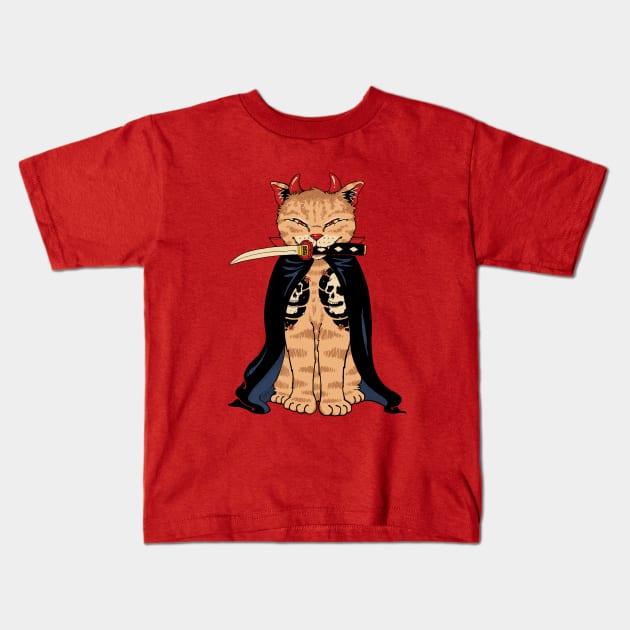 Catana Sucks Kids T-Shirt by Vincent Trinidad Art